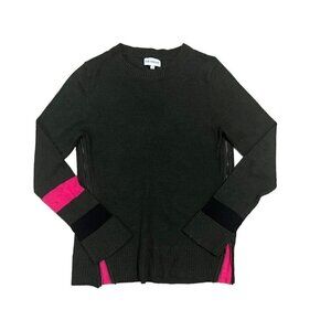 Paper Parachute Sweater Size Small Wool Blend Zipper Detail